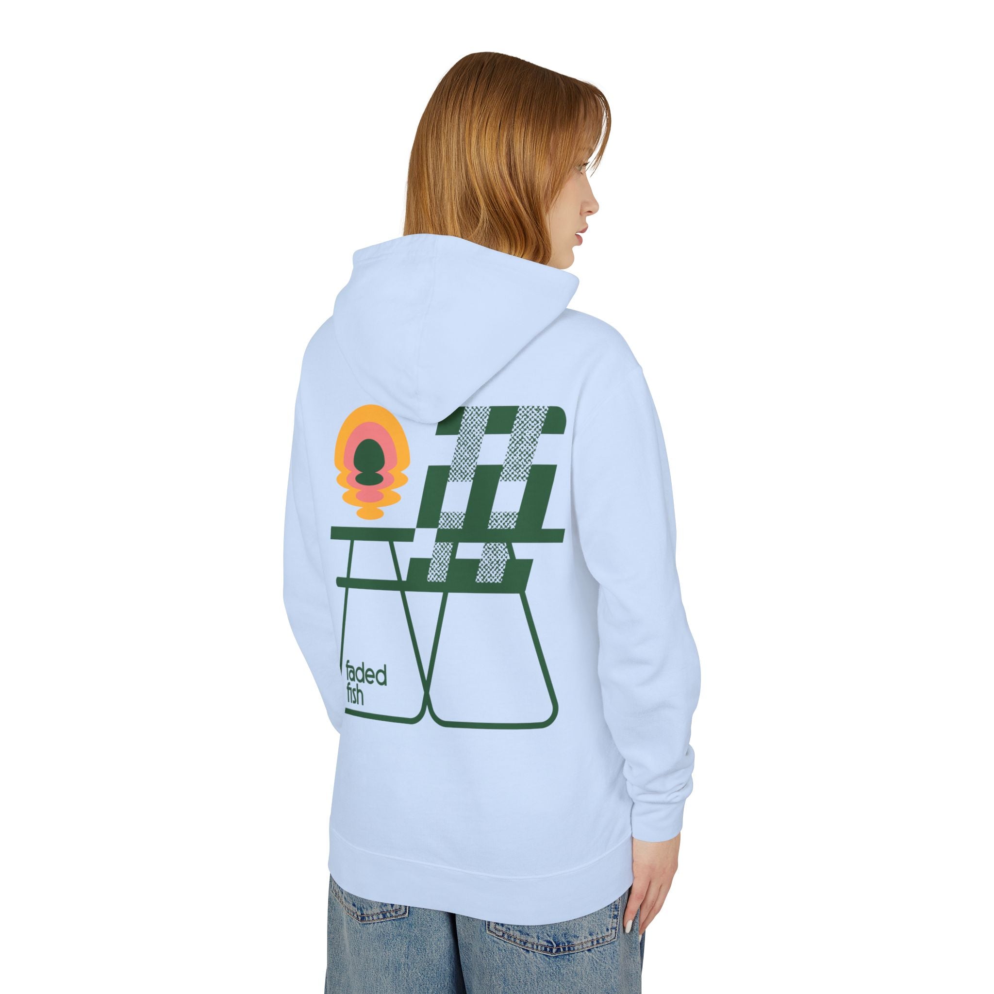 Faded Fish Coastal Recline Lightweight Hoodie