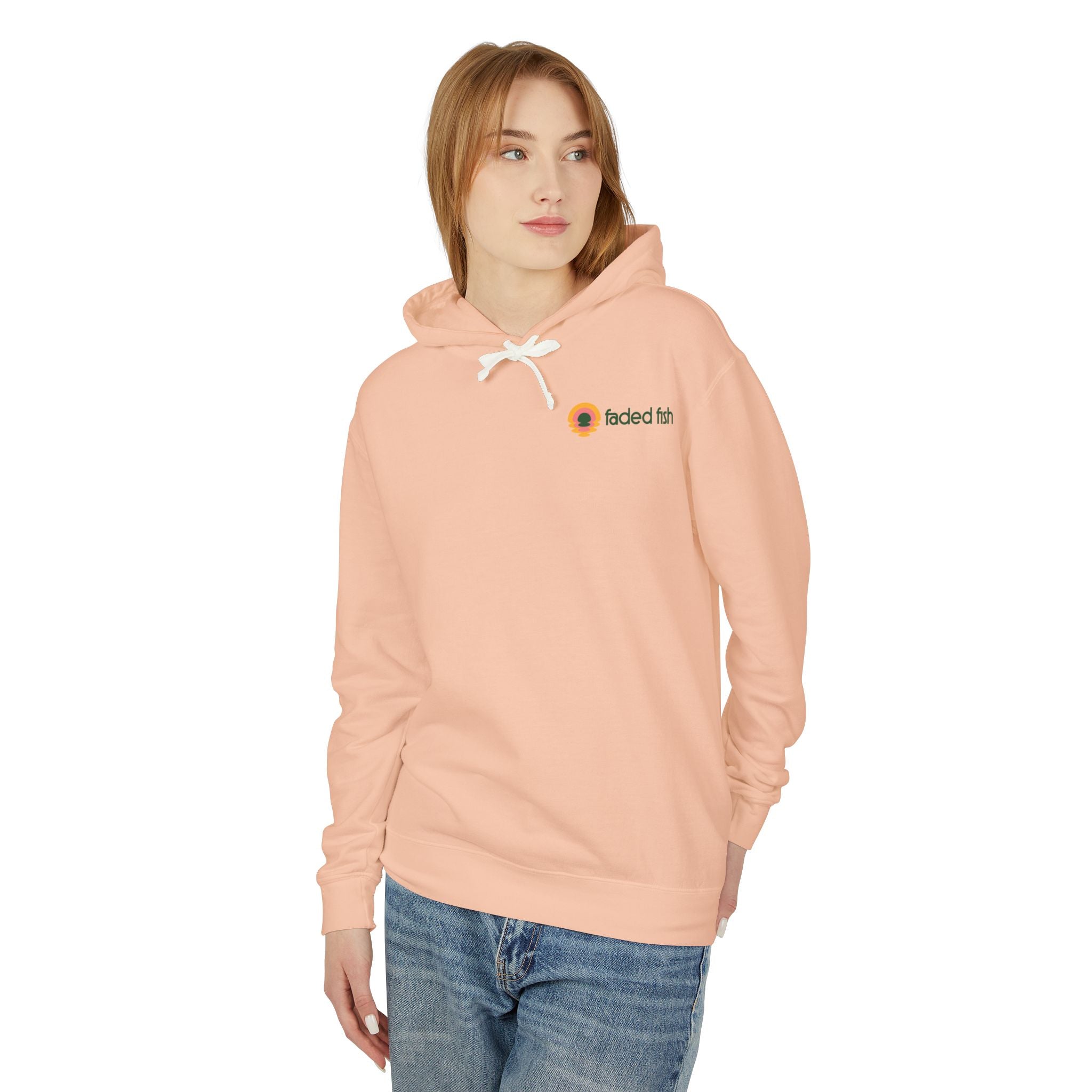 Faded Fish Coastal Recline Lightweight Hoodie