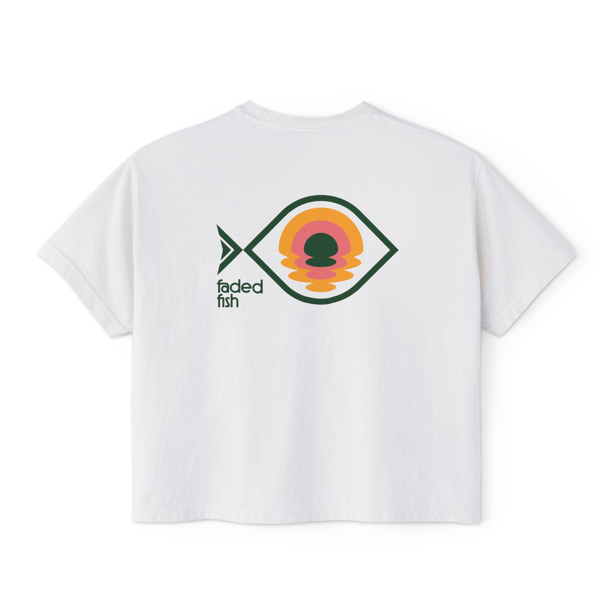 Faded Fish Horizon Fish Boxy Tee