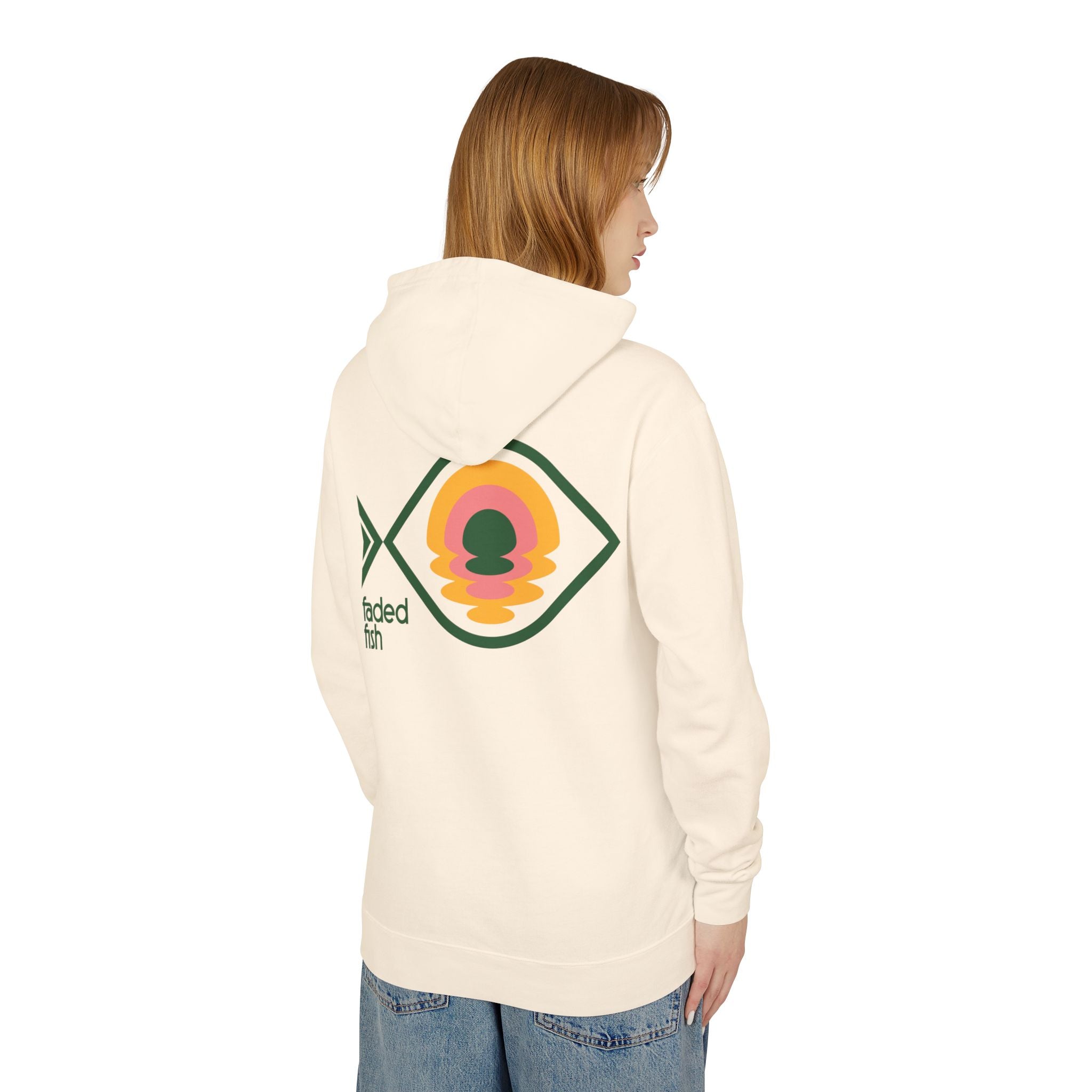 Faded Fish Horizon Fish Lightweight Hoodie