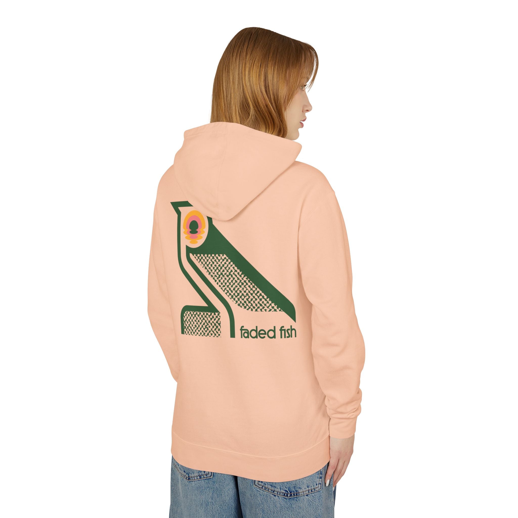 Faded Fish Driftbird Lightweight Hoodie