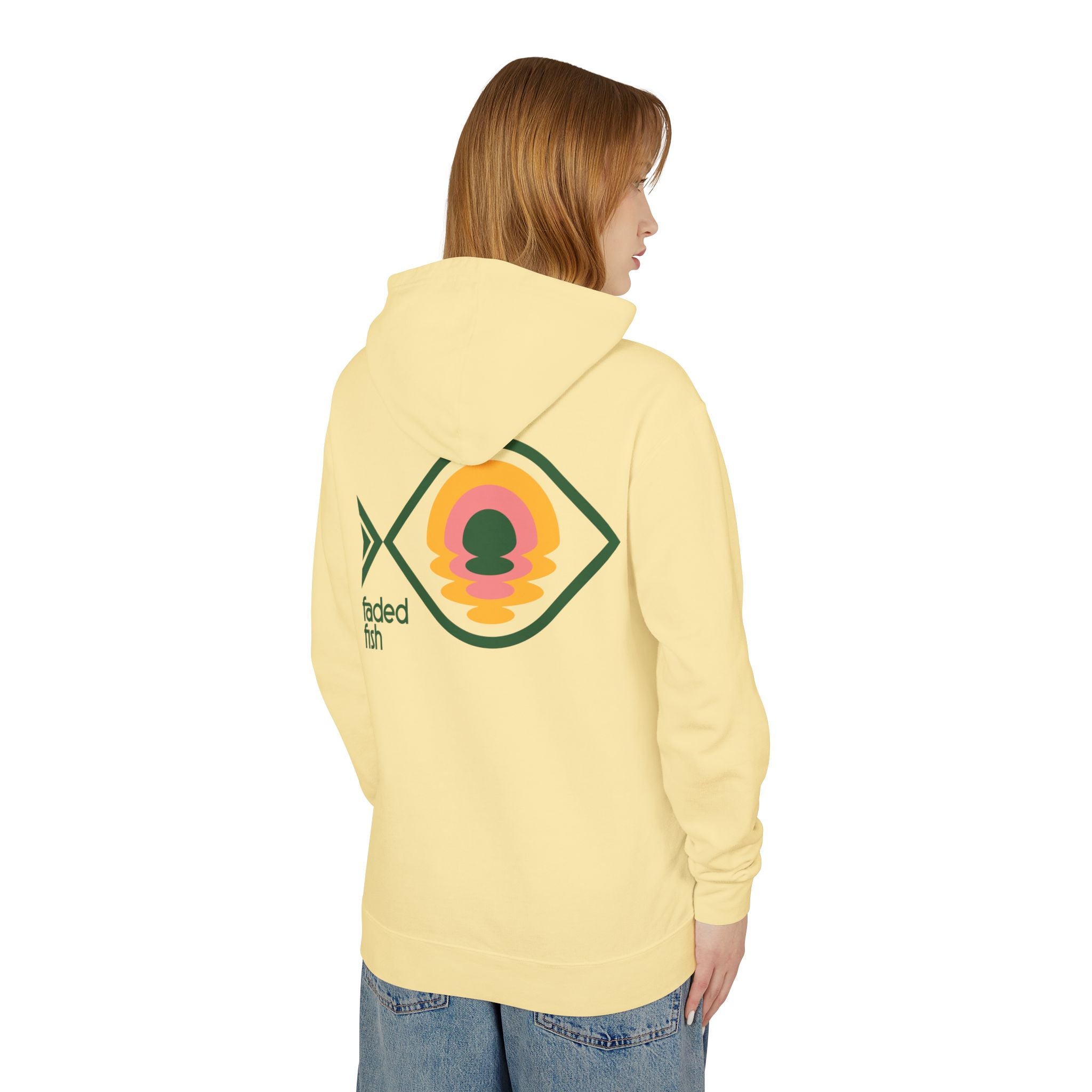 Faded Fish Horizon Fish Lightweight Hoodie