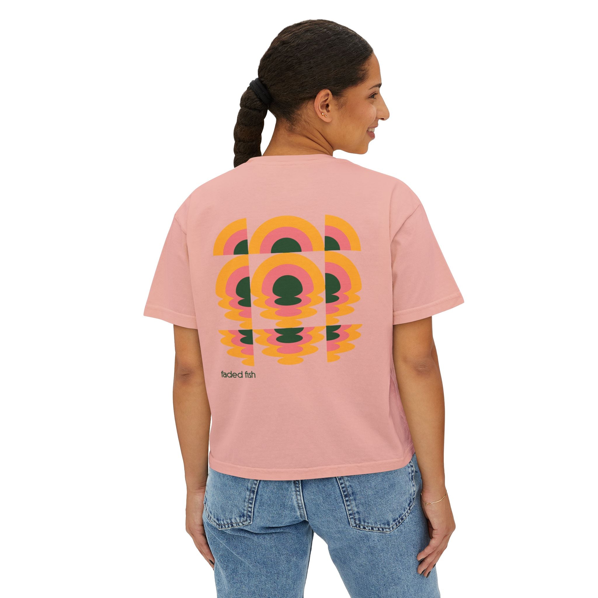 Faded Fish Sunstack Boxy Tee