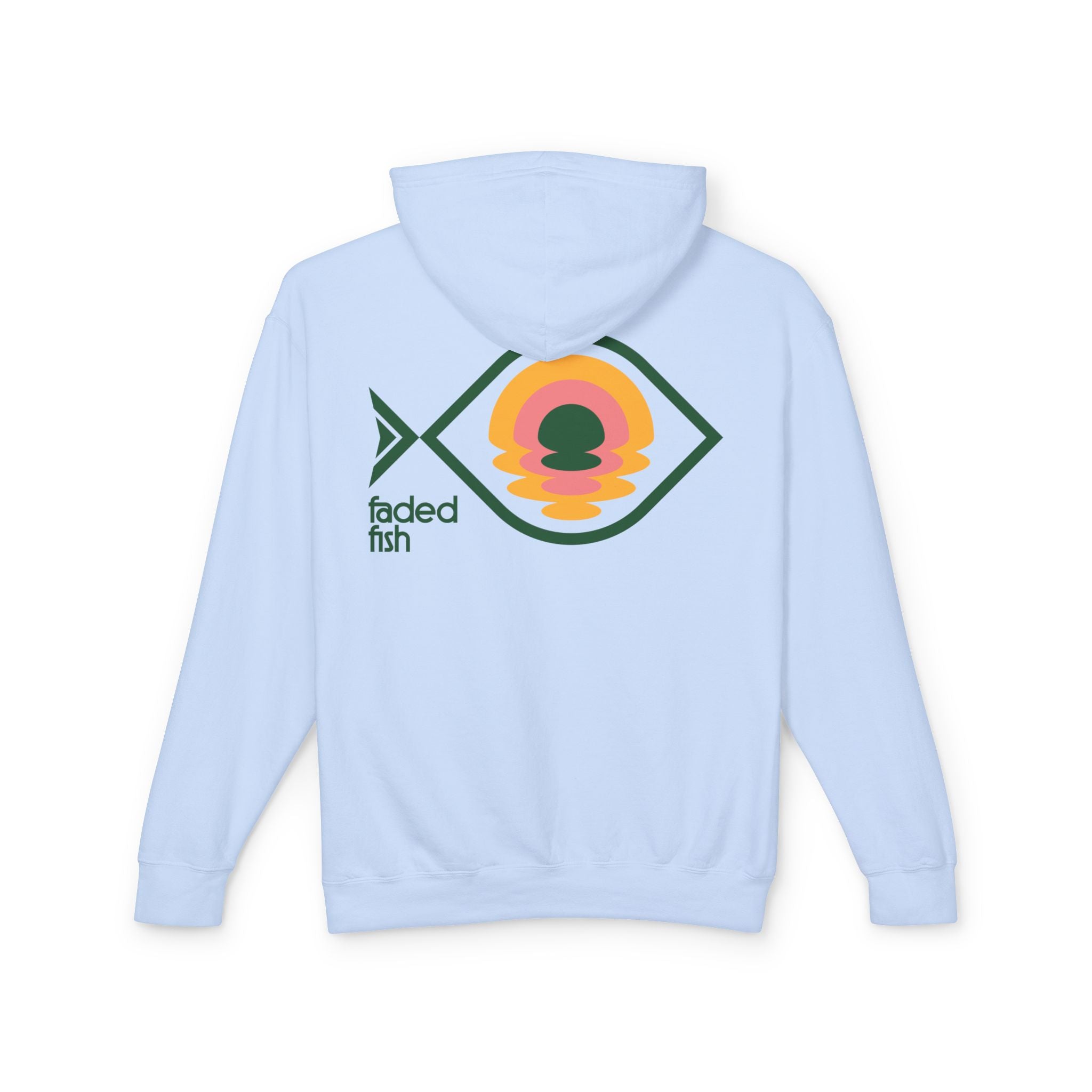 Faded Fish Horizon Fish Lightweight Hoodie