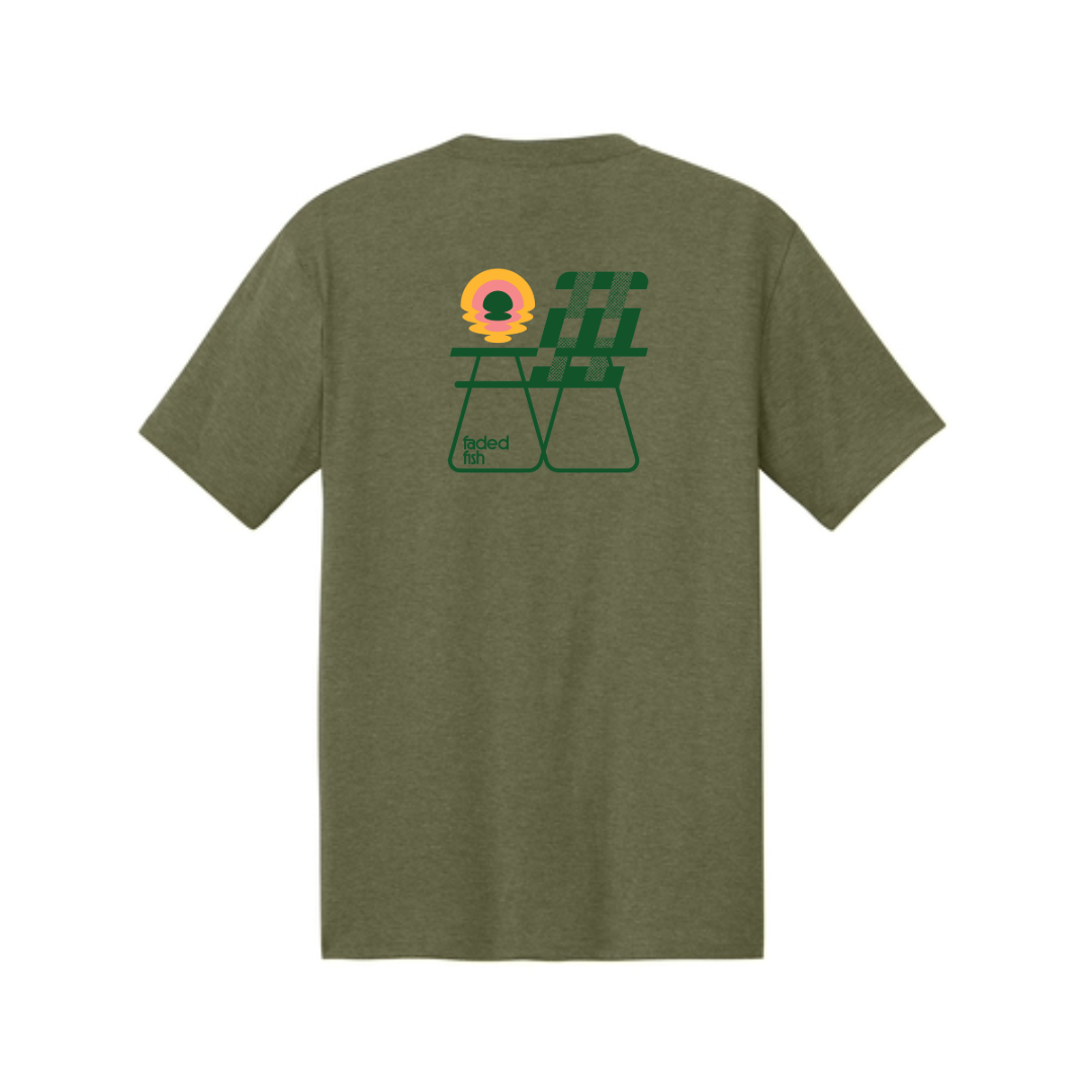 Faded Fish Coastal Recline Tee