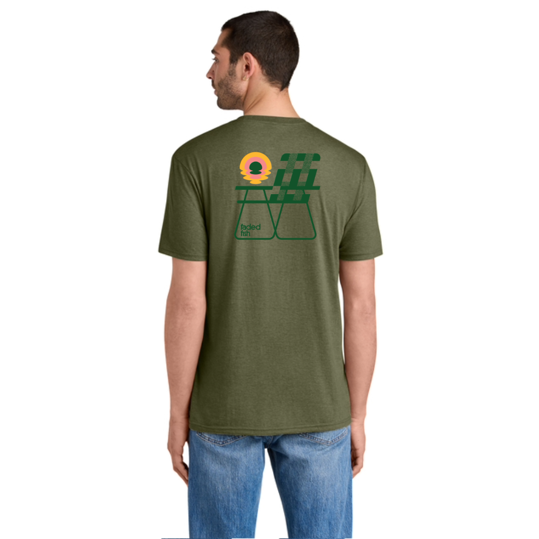 Faded Fish Coastal Recline Tee