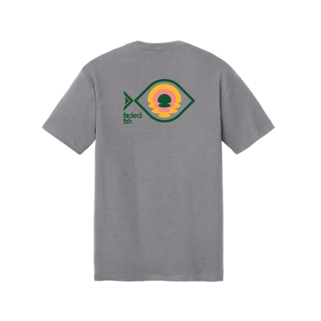 Faded Fish Horizon Fish Tee