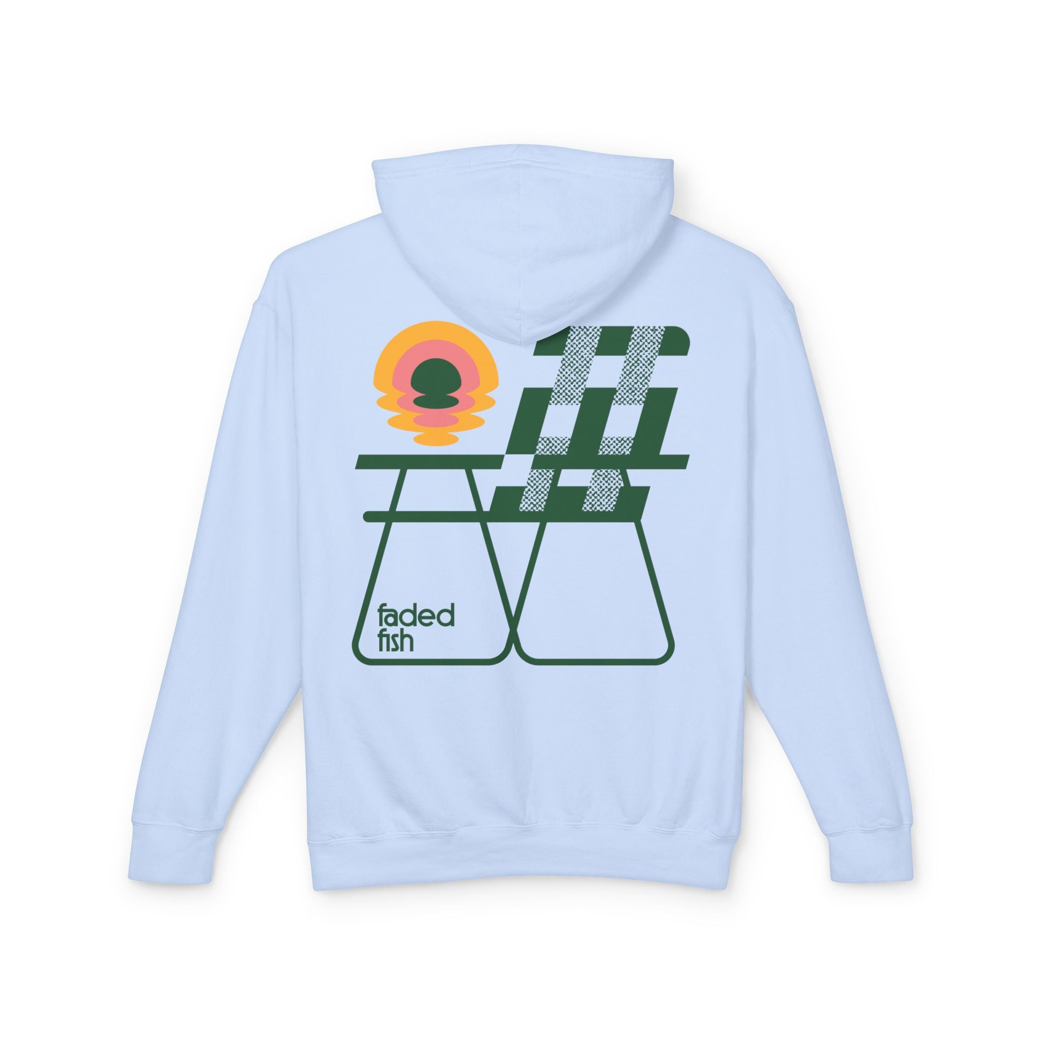 Faded Fish Coastal Recline Lightweight Hoodie