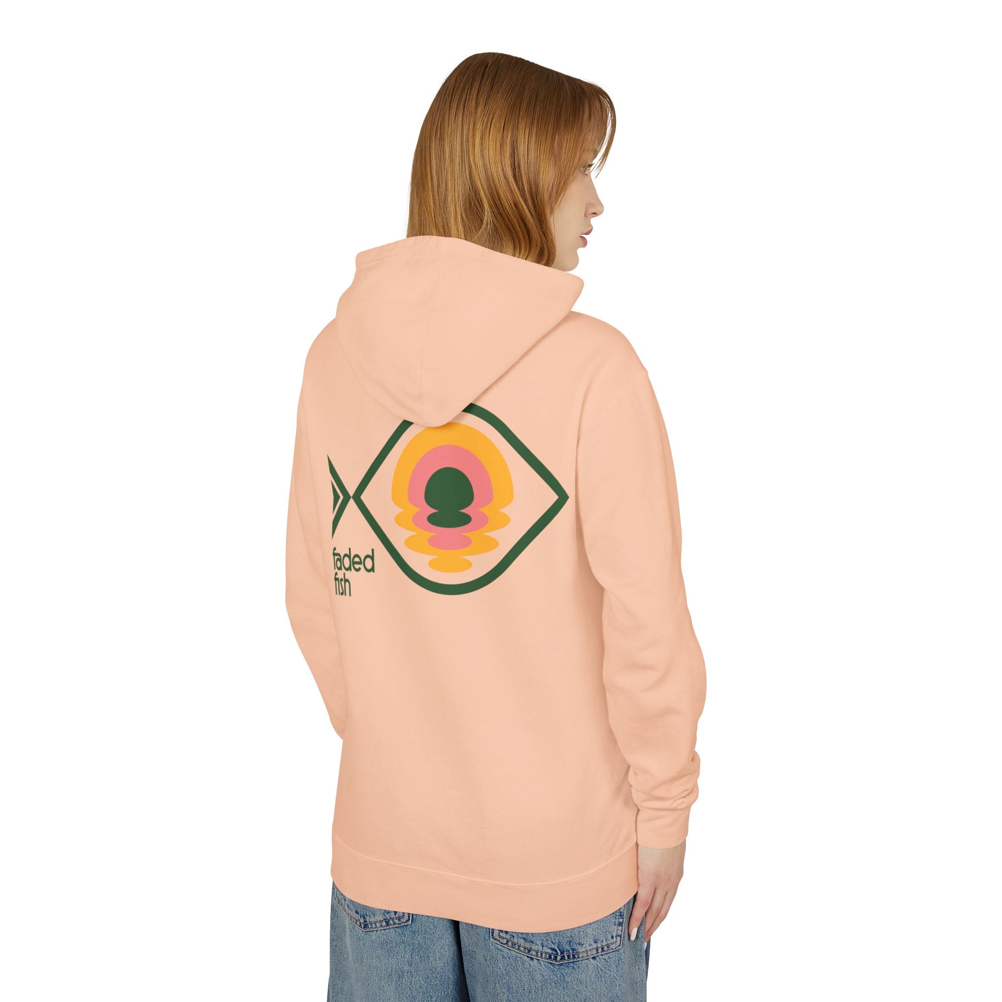 Faded Fish Horizon Fish Lightweight Hoodie
