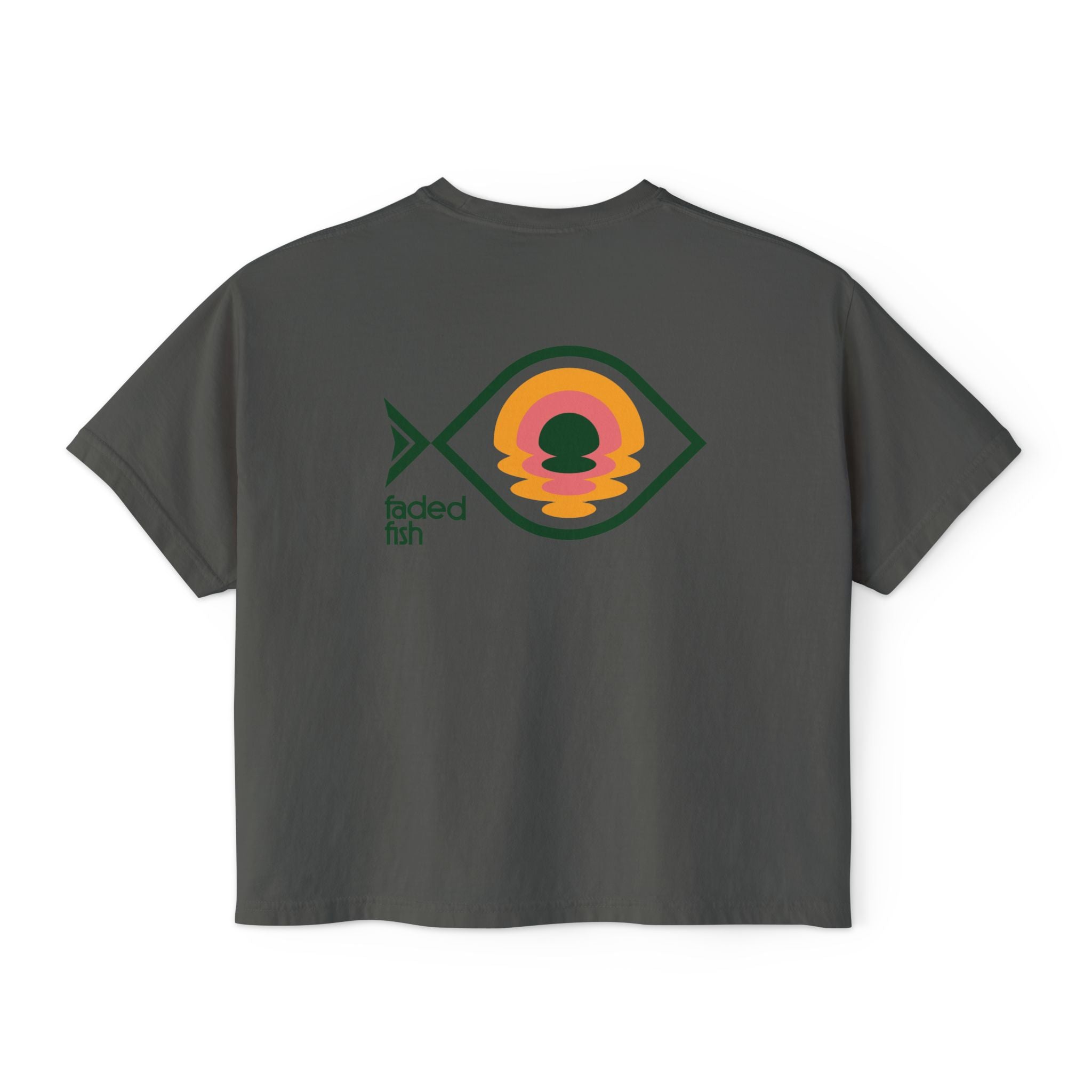 Faded Fish Horizon Fish Boxy Tee