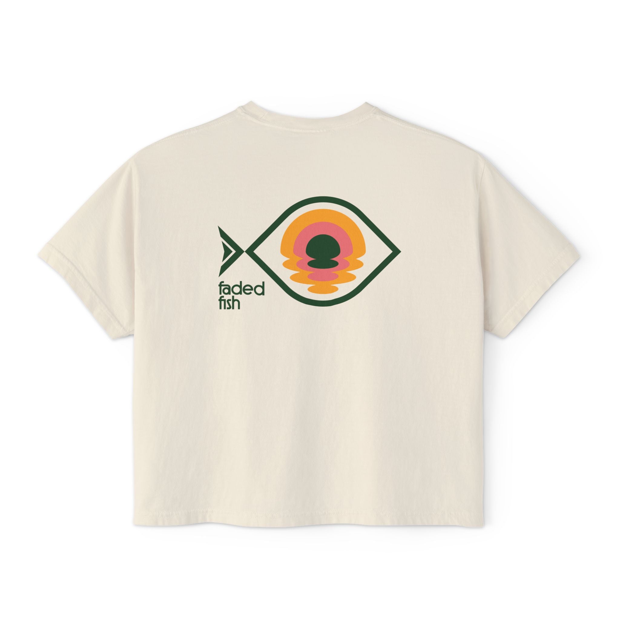 Faded Fish Horizon Fish Boxy Tee