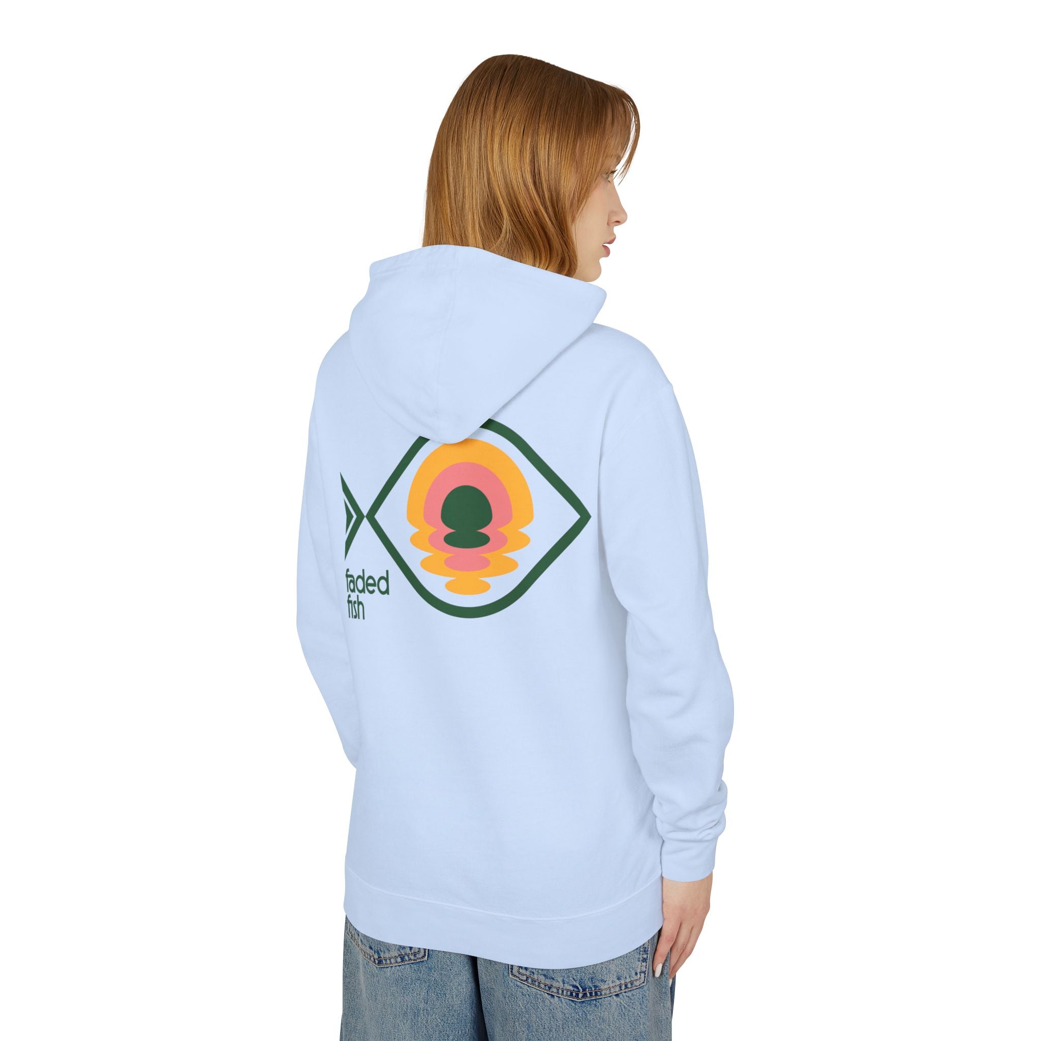 Faded Fish Horizon Fish Lightweight Hoodie