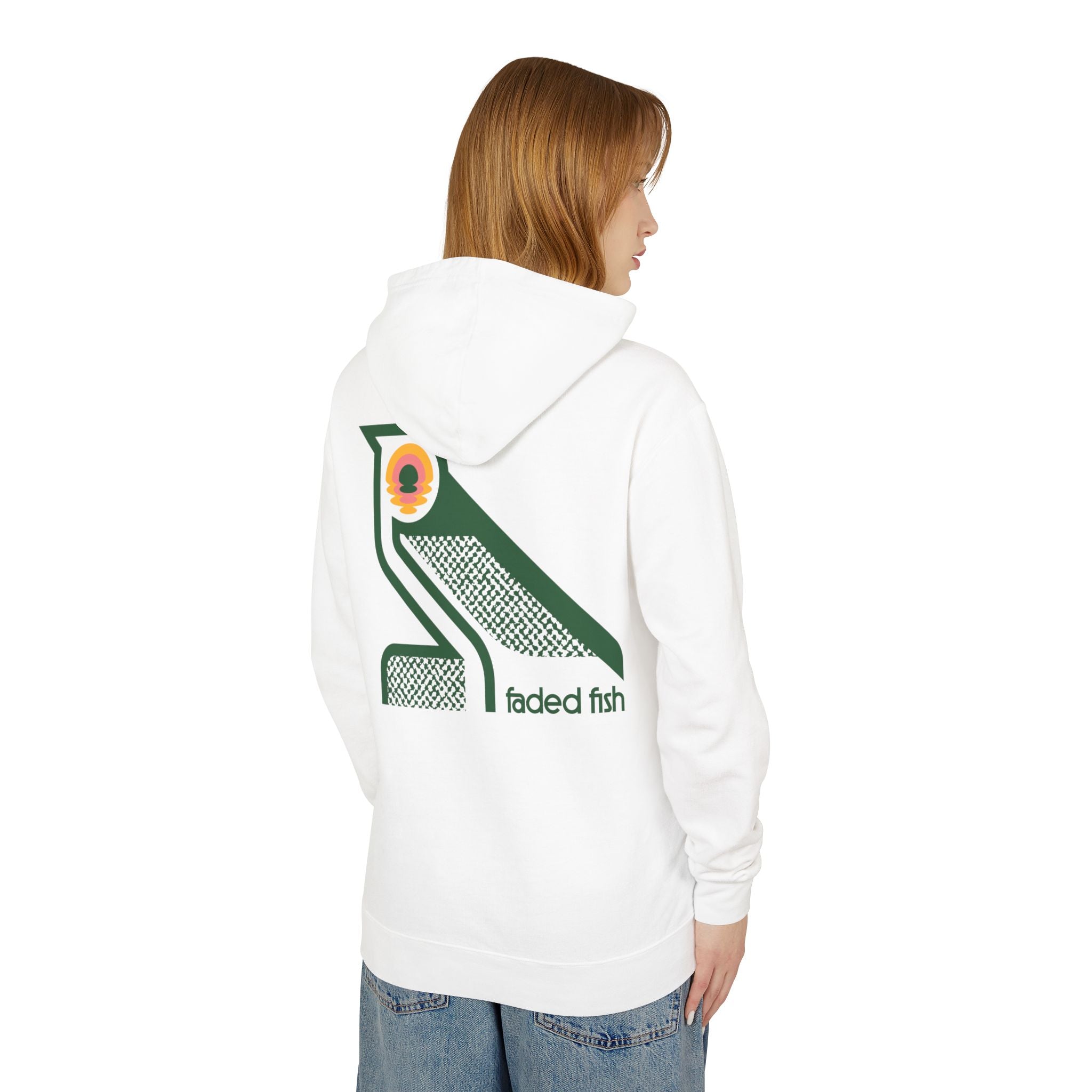 Faded Fish Driftbird Lightweight Hoodie
