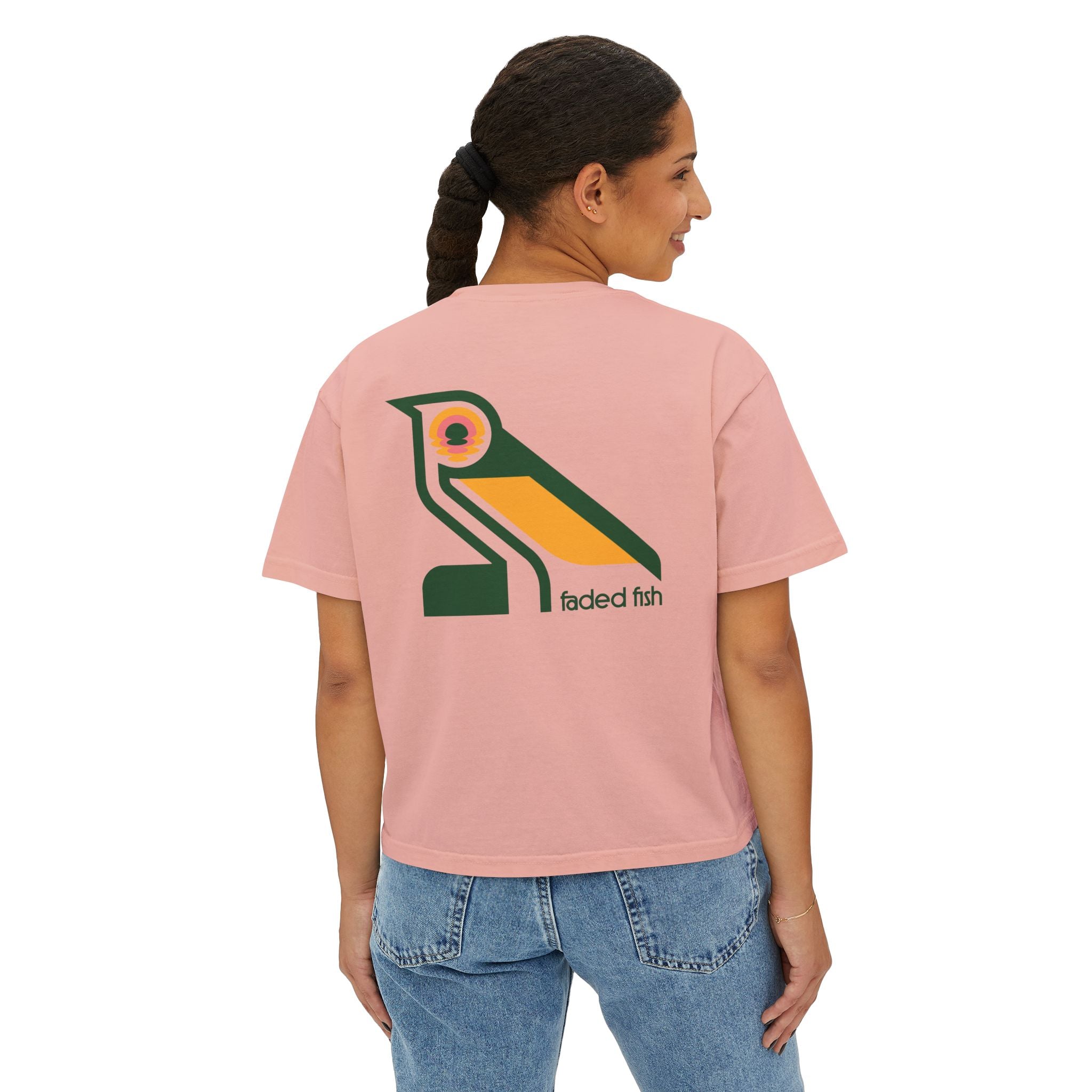 Faded Fish Tidebird Boxy Tee